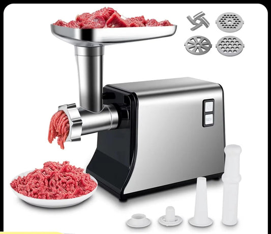 LexaChef™ Stainless Steel Electric Meat Grinder